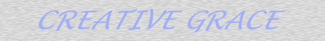 Creative Grace, silver banner