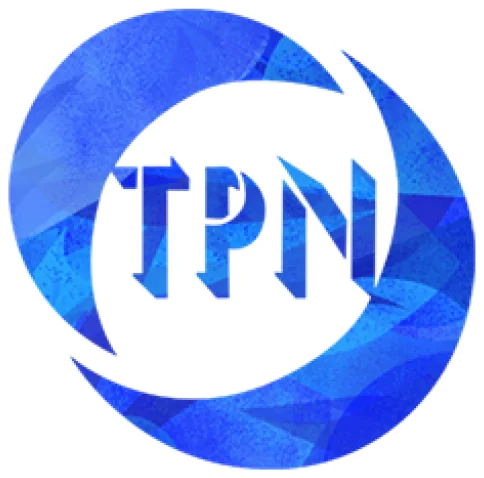 Blue TPN globe logo
